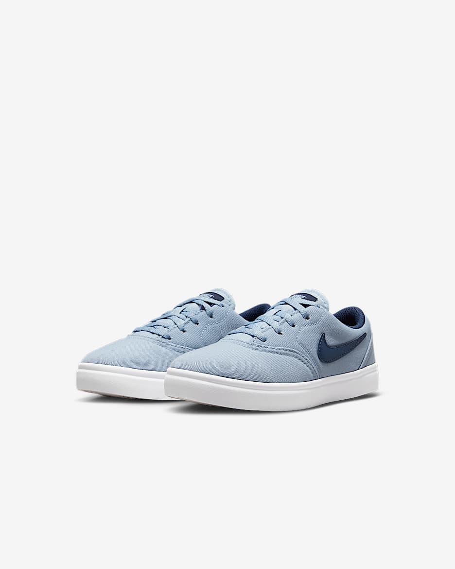 Nike SB Check Canvas Younger Kids Skate Shoes